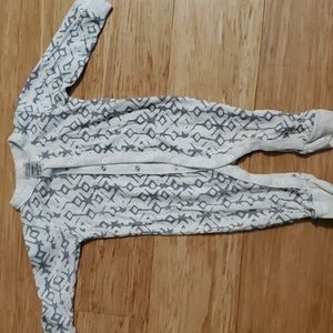 3-6 month footless romper